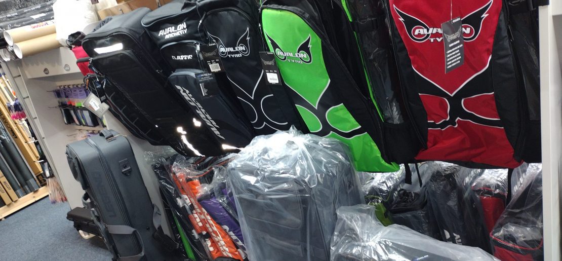 Image of various types of archery bags available in our shop